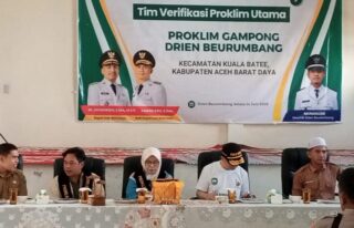 KLHK RI Verifikasi Gampong Drien Beurumbang Abdya sebagai Nominasi Proklim Utama Nasional 2025