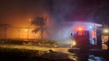 Kebakaran Kantor Dishub Abdya, Empat Ruangan Pegawai Ludes Terbakar