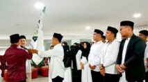 Fakhri Nurul Ramadhan Jabat Ketua Remaja Masjid Agung Baitul Ghafur Abdya