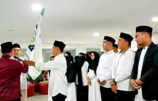 Fakhri Nurul Ramadhan Jabat Ketua Remaja Masjid Agung Baitul Ghafur Abdya
